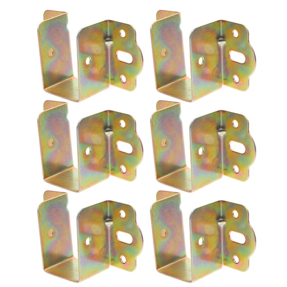 MLINS 6pcs Bed Rail Hook 32mm Width Thickened Bed Hinge Buckle Replacement Bed Rail Buckle