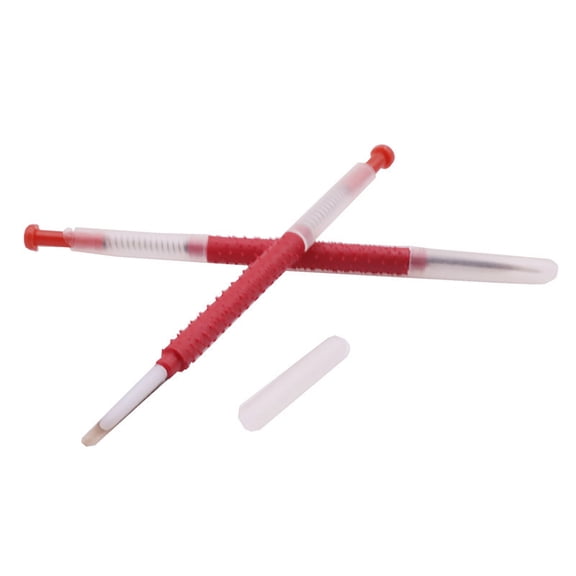 MLINS 6pcs Horn Quality Durable Material Needle Queen Worm Needle Moves Beekeeping (Red)