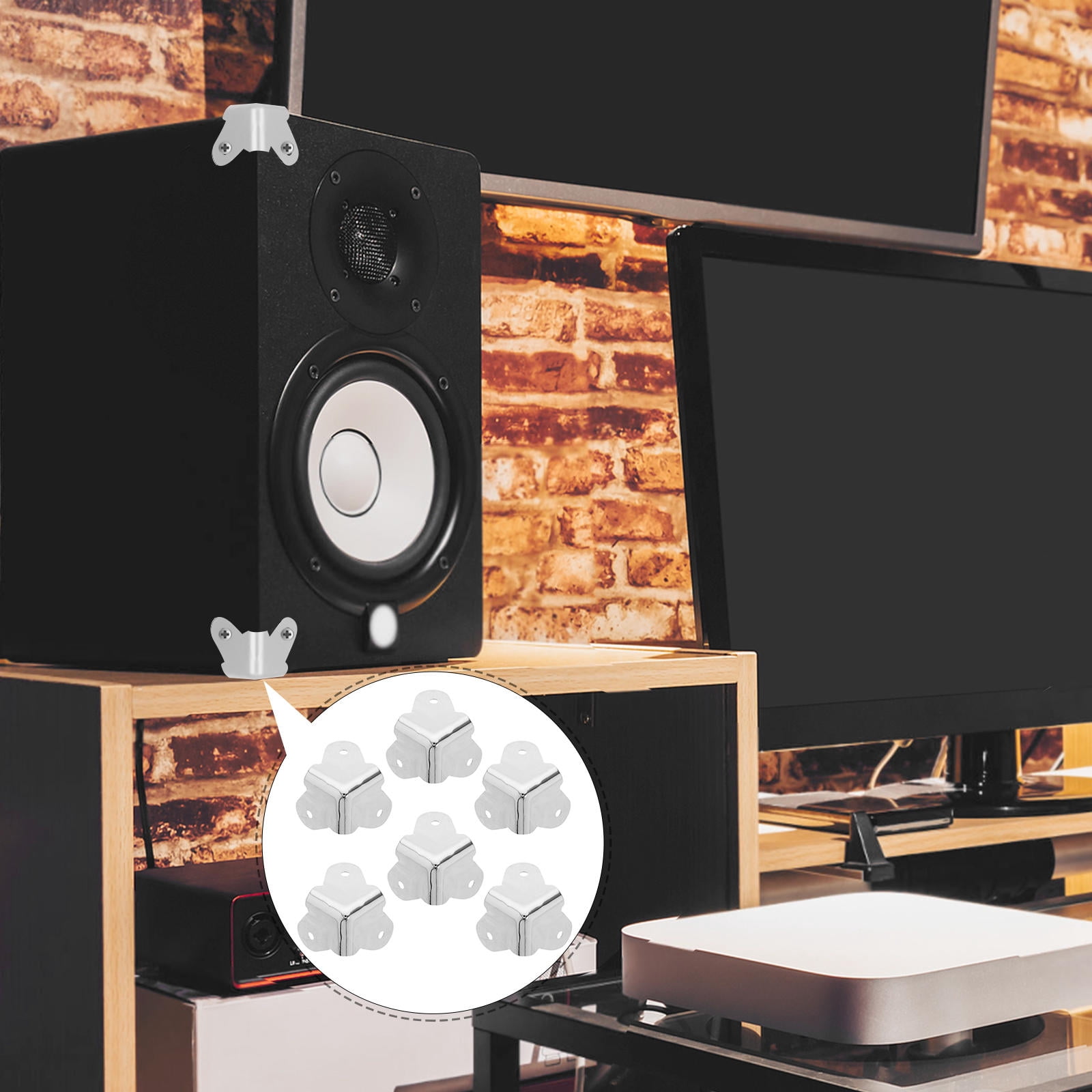 DINHEAROM Metal Box Corner Protector Silver for Cartons Outdoor Events ...