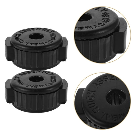 MLINS 6pcs Plastic Cymbal Quick Release Nut Drummers Cymbal Mates Cymbal Stands Drum Hardware Percussion Cymbal Accessory