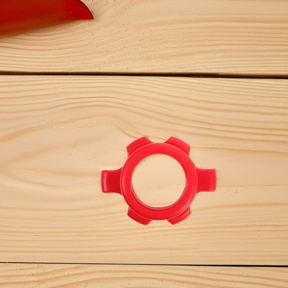 MLINS 6pcs Plastic Nut for Barbell Dumbbell Weight Lifting Fitness Training Accessories Nut for Home Gym Workout