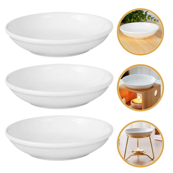 FELTECHELECTR Replacement Wax Warmer Dish Home Use 6Pcs 11.30X11.30X2.20CM