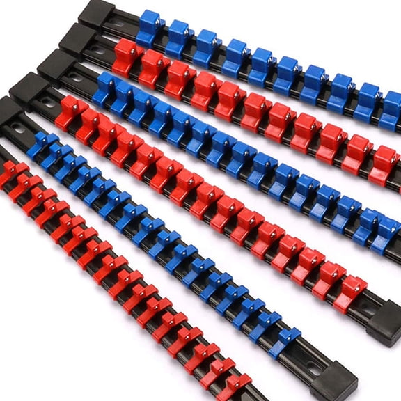 MLINS 6pcs  Socket Rails Organizer 1/4-inch 1/2-inch 3/8-inch Toolbox Socket Organizer Socket Rails