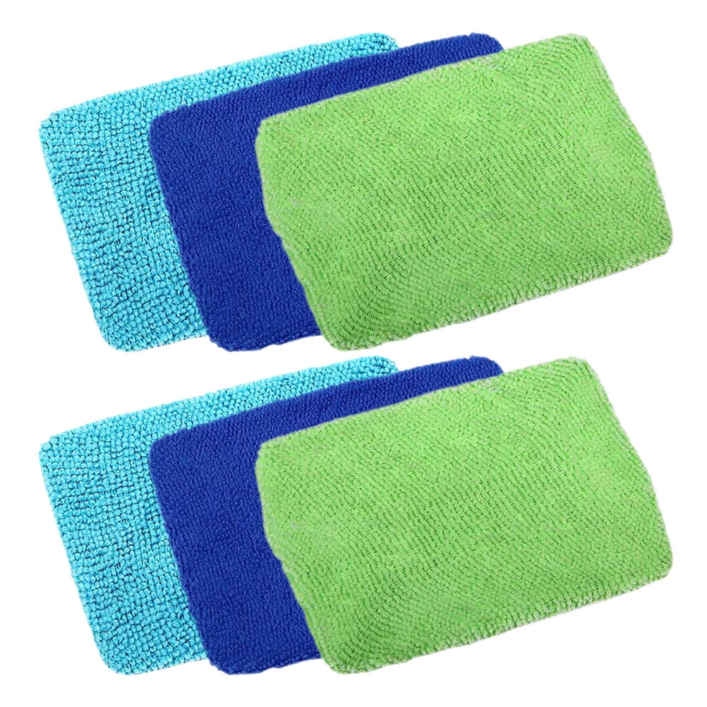 MLINS 6pcs Windshield Window Cleaning Cloths For Cars Microfiber Towels Reusable And Absorbent Suitable For Car Vehicle Detailing