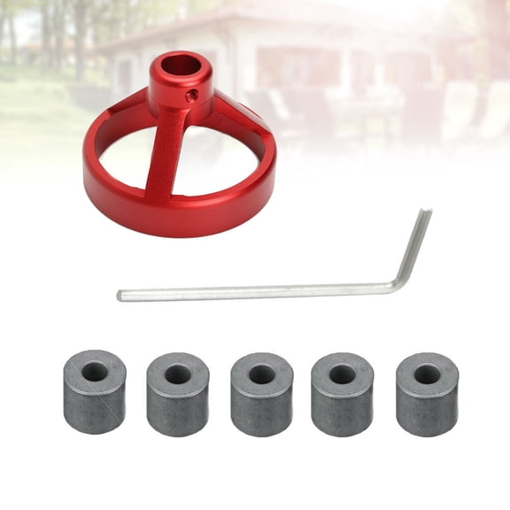 MLINS 7 Pcs Punch Locator Vertical Drilling Fixture M Red