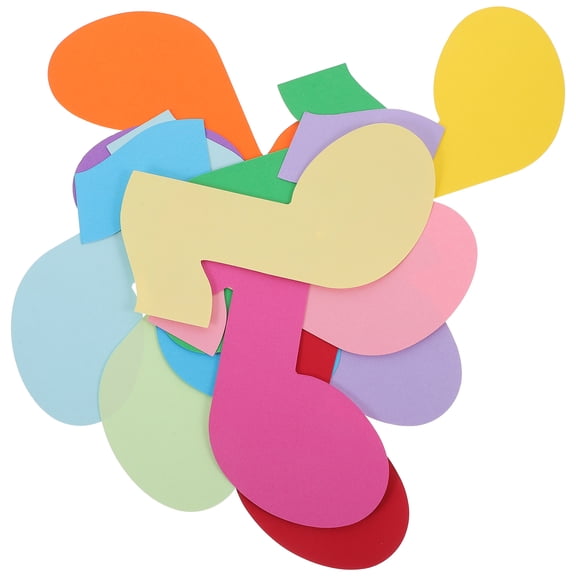 MLINS  72 Pcs Paper Cutout Decorations Classroom for Teachers Music Posters Student