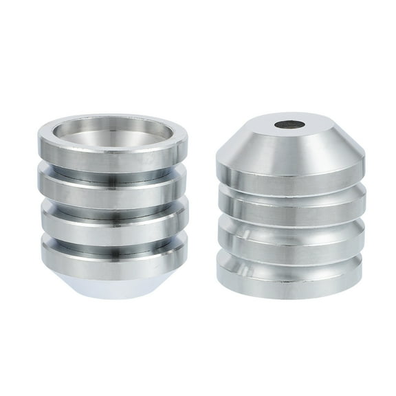 MLINS 8 PCS Speaker Isolation Stand Speaker Mount Speaker Amplifier Stand 6X6CM Silver