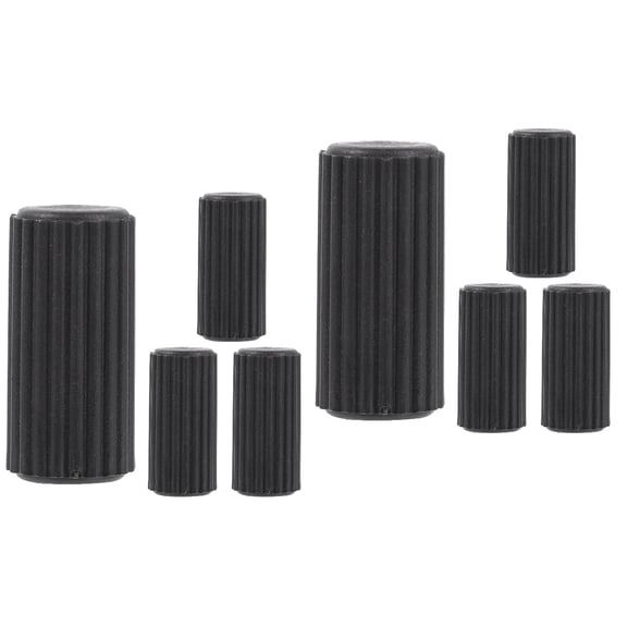 YUYUETIME Bike Accessories Brake Tips Black Plastic Durable for Cable Ends 8Pcs