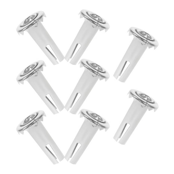 MLINS  8 Pcs Caster Socket Insert Castors Casters Replacement Office Silver