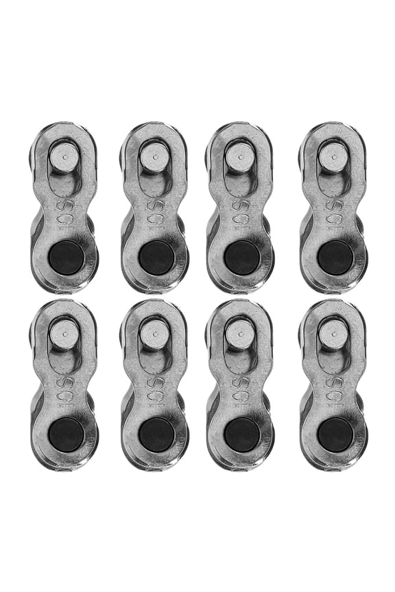 8 Pcs Cycling Chain Buckle 2.00X2.00X0.50CM Silver