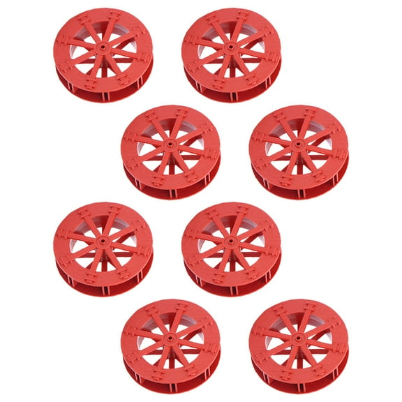 MLINS 8 Pcs Fountain Water Wheel Accessories Dispenser Waterfall Decor Red