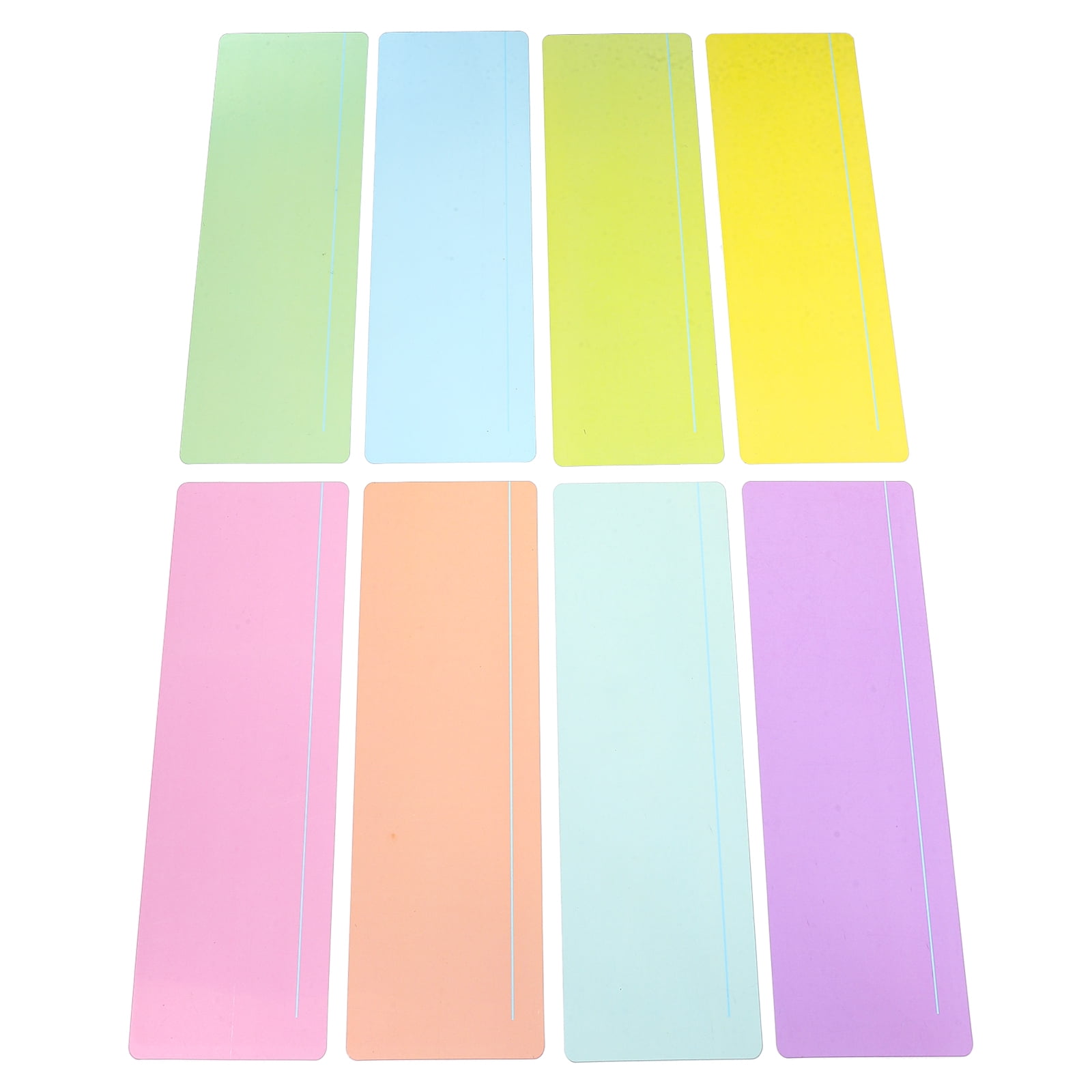 MLINS  8 Pcs Highlighters Assorted Colors Pastel Reading Ruler Student