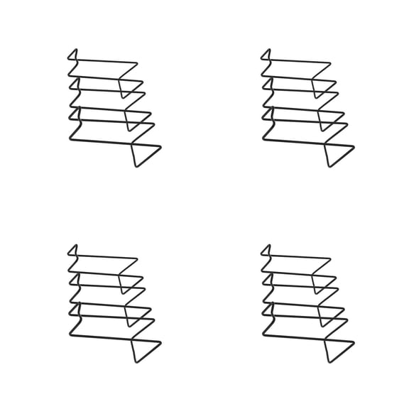 MLINS 8 Pcs  Minimalist Iron Wine Rack Space-Saving Bottle Holders Stylish Wine Bottles Holder Iron Wines Rack for Desktop Metal Wine Racks