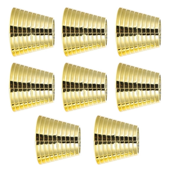 MLINS 8 Pcs Ponytail Hair Tie Rip Clip Ties Accessories for Girls Gold Clips