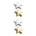 thumbnail image 1 of MLINS 8 Pcs Glitter Star Paper Garland Banner Golden Star Bunting Hanging Decoration for Valentines Day Wedding Birthday Party Ornament, 1 of 8