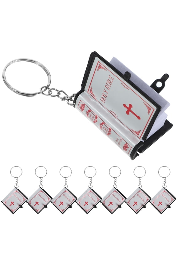 Mini Bag Pendant PVC Bible Pendant 8Pcs