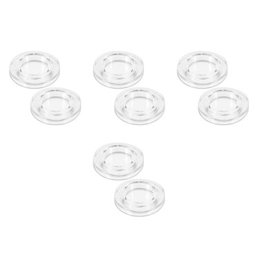 8 Sets Patio Table Umbrella Hole Plugs & Caps - 2 Inch Standard Size, Black & White, PVC
