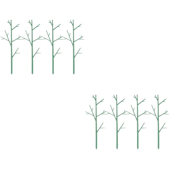MLINS 8 pcs  Plant Vine Shaping Stand Garden Tool Vivid Fake Tree Branch Plants Rack Trellis for Potted Plants
