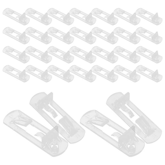 Transparent Plastic Shelf Support Clips for Home Use Sturdy and Durable Clear Pegs for Furniture