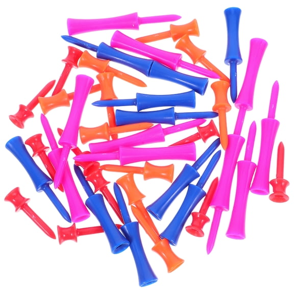 YUYUETIME Tee Assorted Color Easy to Spot Golf Training 80Pcs