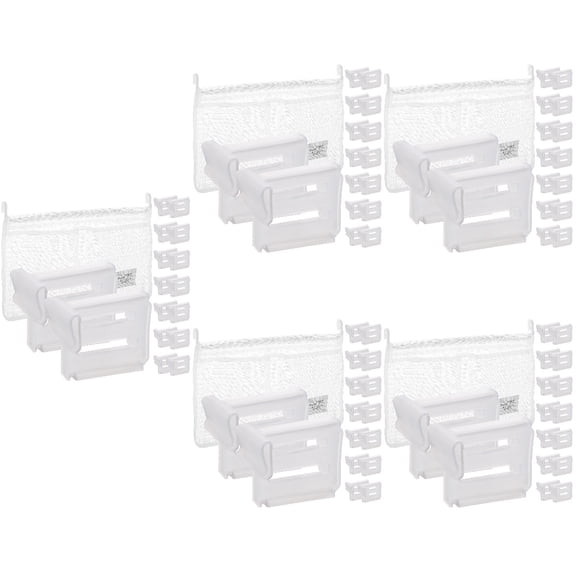 MLINS 80 pcs  Retractable Fridge Separators Fridge Bin Partitions Fridge Drawer Dividers with Mesh Bag