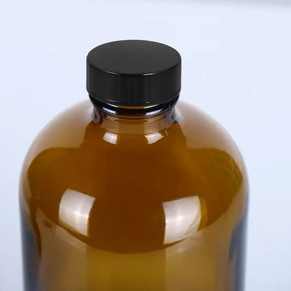 MLINS 8Pcs Screw Cap Round Glass Bottles Cone Cap Reagent Bottle Sealing Cap Jug Caps Screw Caps Bottle Lids Caps Caps Brewing Making Supplies