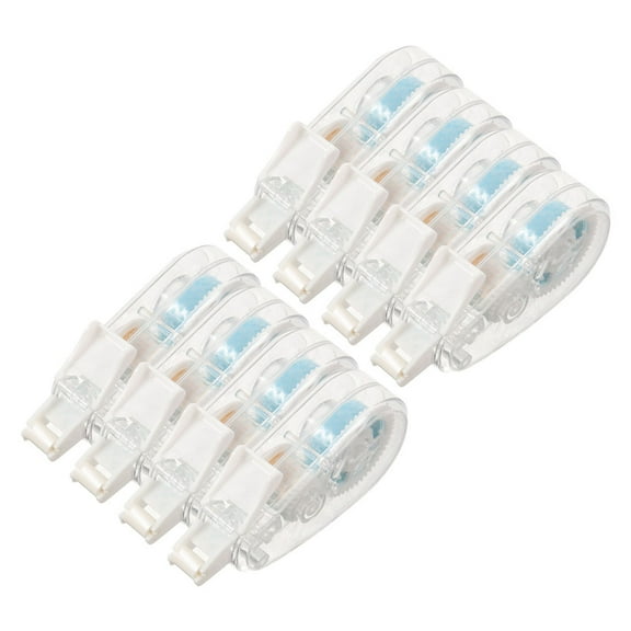 MLINS 8pcs Precision Adhesive Roller Tape For Scrapbooking Diy Journals And Crafts Long-Lasting Tape For Travel And Everyday Use