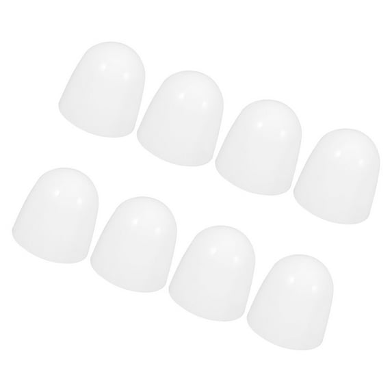 MLINS 8pcs Toilet Floor Bolt Caps Decorative Plastic Toilet Bolt Decorative Caps Simple Installation Bathroom Screw Decorative Cover Bathroom Seat Fittings