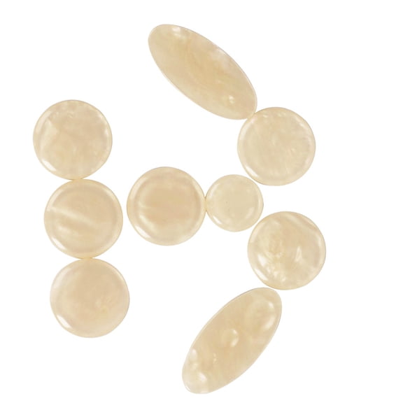 FELTECHELECTR Saxophone Buttons Mica 9Pcs B 2.41 X 0.24 In
