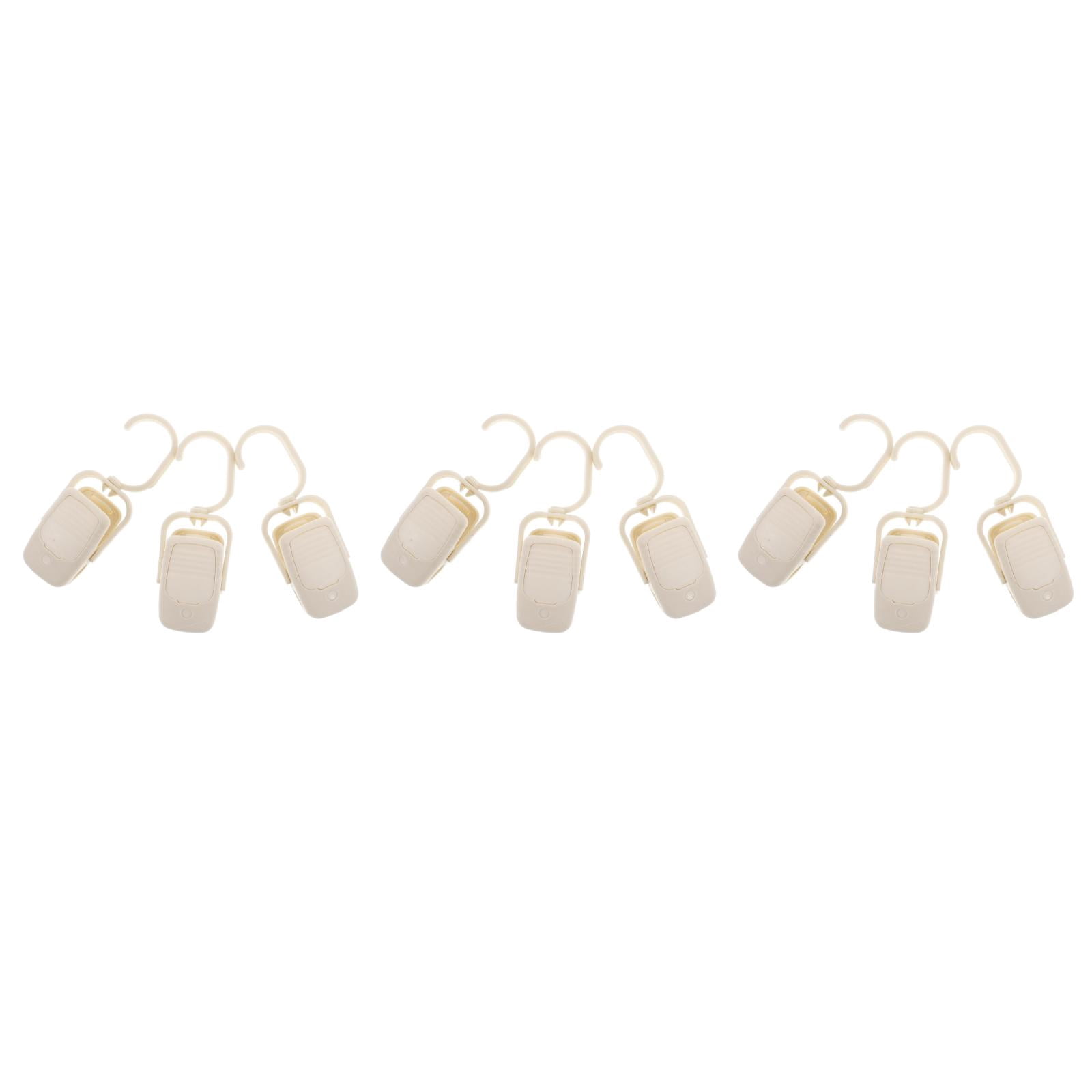 MLINS 9 Pcs Boot Hangers Clips Laundry Hooks Hanging Clips Clothes Pins ...