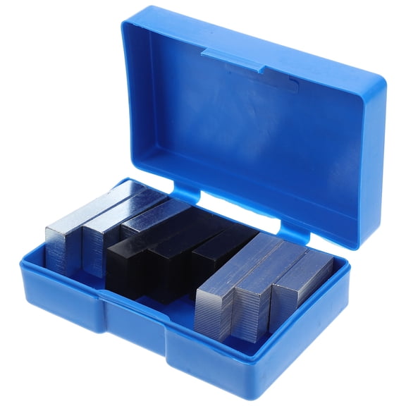 HEALEEP 9-Piece Metal Density Measurement Set with Aluminum, Iron, and Plastic Blocks for Middle School Physics Lab Experiments