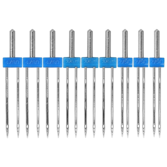 MLINS 9 Pcs Sewing Machine Needle Double Small Needles Knitting Accessories