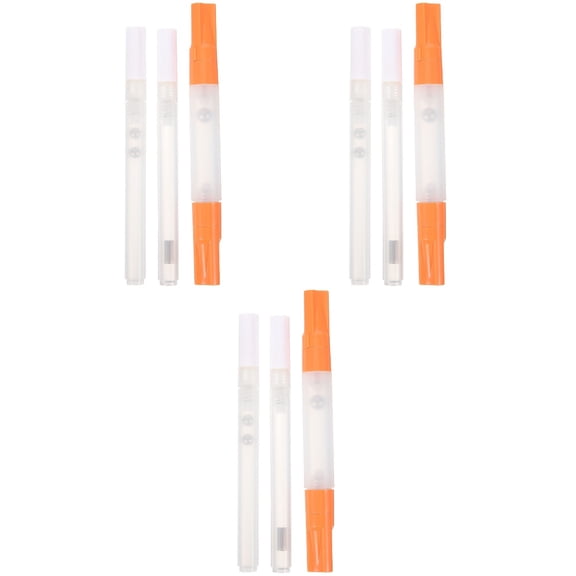 MLINS 9 pcs  Empty Paint Pens Refillable Paint Marker Pens Empty Graffiti Markers for Writing Drawing