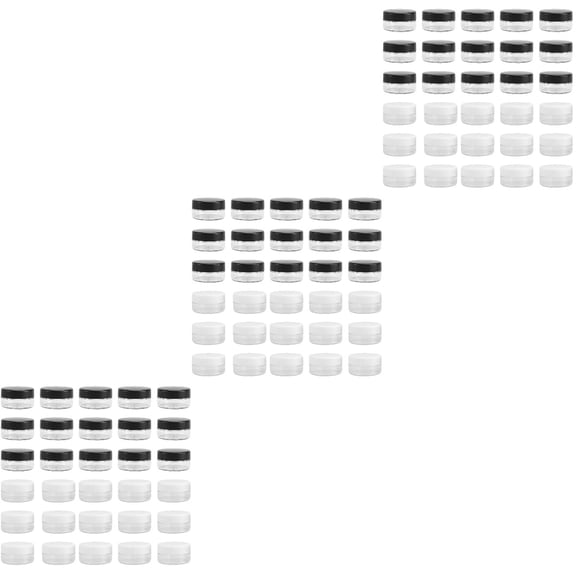 MLINS 90 Pcs  Cosmetic Sample Boxes Cream Travel Boxes Household Cream Storage Boxes
