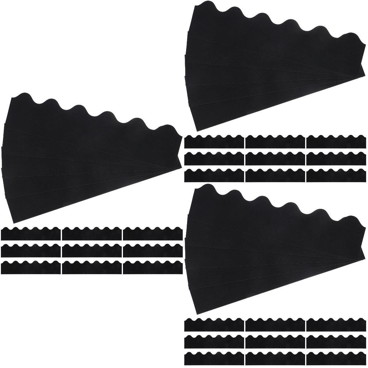 MLINS 90 Sheets of Bulletin Board Border Trims Novelty Board Decal ...