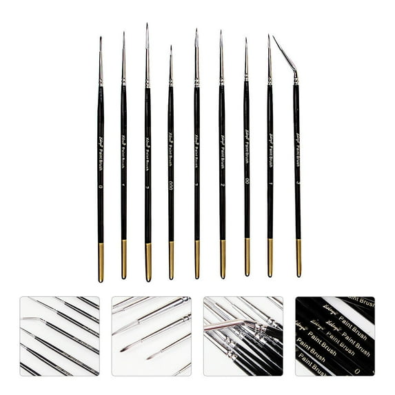 MLINS 9pcs Professional Watercolor Line Drawing Pens for Art Painting