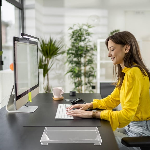 MLINS Acrylic Keyboard Cover Transparent Keyboard Protector Waterproof Keyboard Case Versatile Keyboard Accessory for Home Use