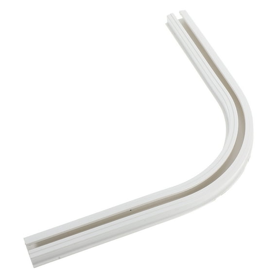 MLINS Adhesive Curtain Rod Holder Ceiling Mount Corner Rail for Home Offices and RV Curtains Wall Mounted Adhesive Curtain Track