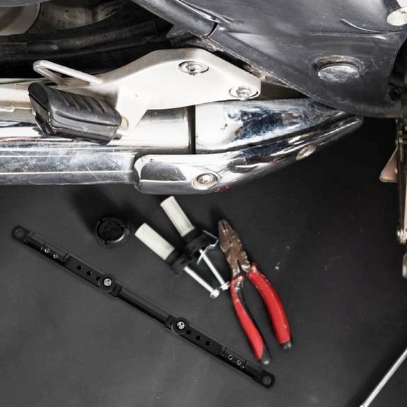 MLINS Adjustable Motorcycle Balance Handlebar Bar 37.00X4.00X2.00CM Black