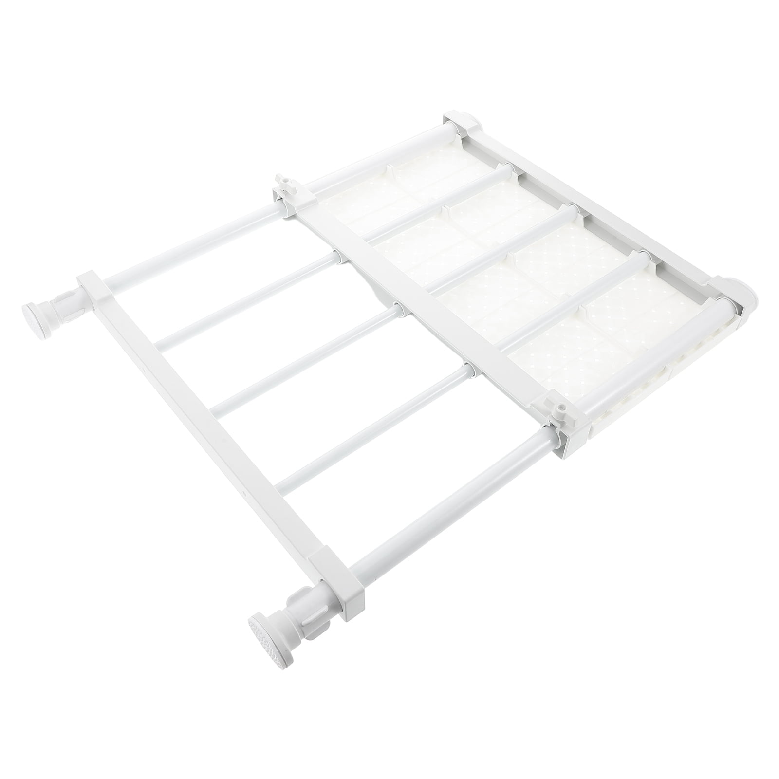 LIYIVNAA Expandable Closet Shelf Dividers - 13.8" Wide Tension Rod Organizer For Wardrobe, Cabinet, Kitchen, Bathroom
