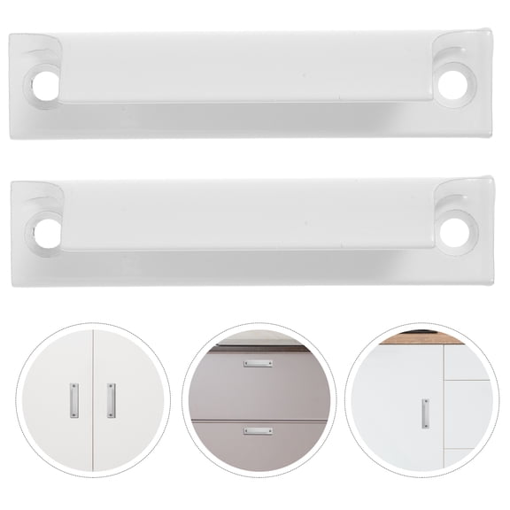 MLINS Aluminum Alloy Pull Handle for Door Handles White