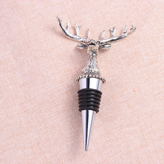 MLINS Animal Deer Head Wine Bottle Stopper Wine Stopper Size 1