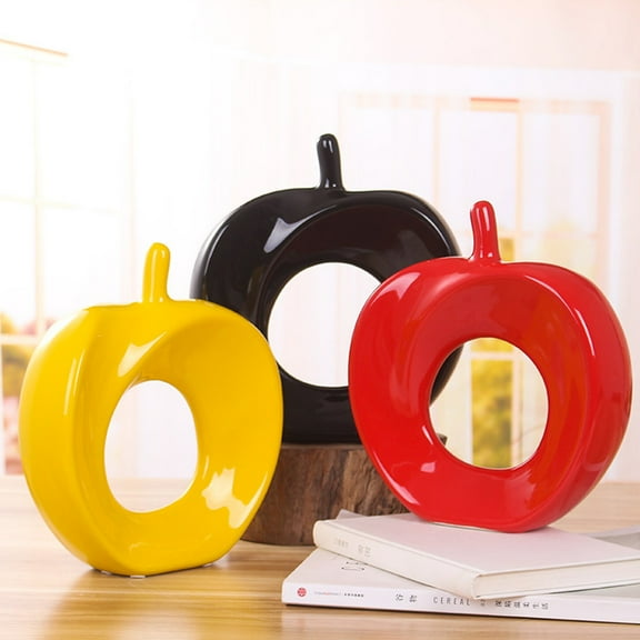 MLINS Apple Figurine Kitchen Decor and Accessories Small Fruit Red