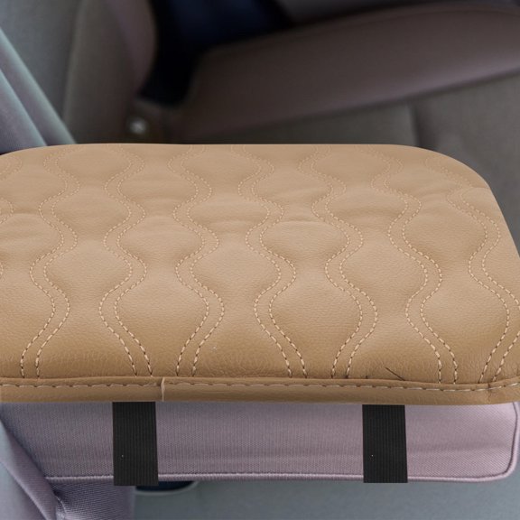 MLINS  Armrest Mat Car Accessories Knee Pads Cushion Center Console Beige