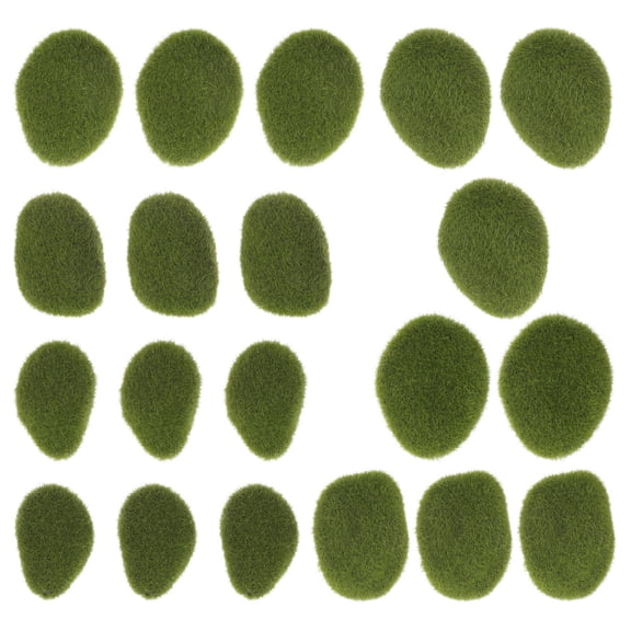 MLINS  Artificial Moss Stone Fake for Crafts Hangings Green Plants