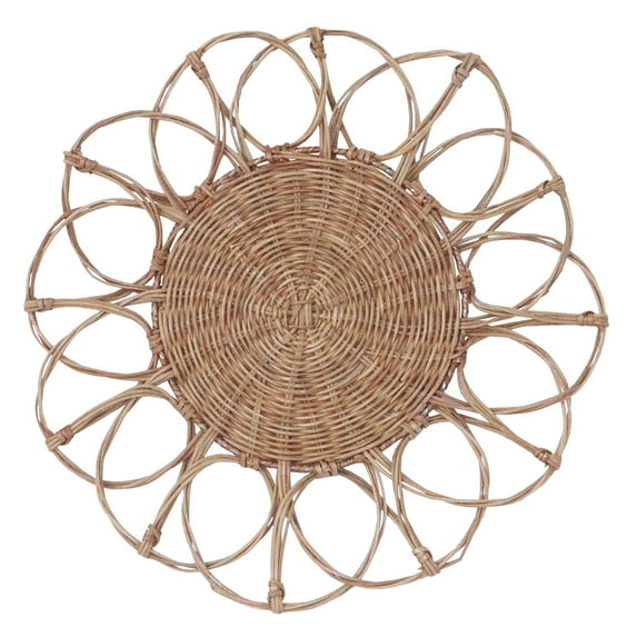 DINHEAROM 1Pc Decorative Rattan Hanging Ornament with Hollow Design for Store and Home