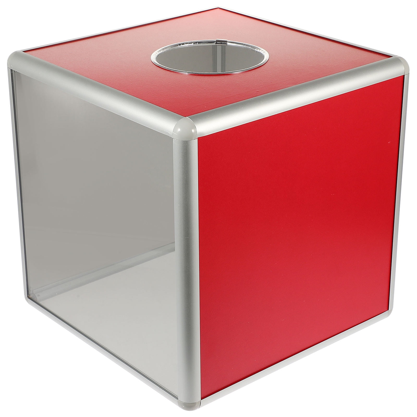 Aluminum Raffle MLINS Assorted Color Aluminum Alloy Donation Box for Fundraising Raffle ...