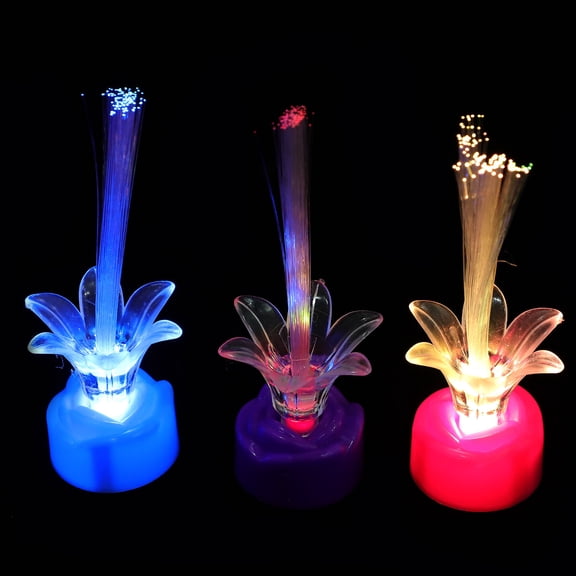 MLINS Assorted Color LED Fiber Optic Lamp Unique Gypsophila Light for Christmas Gifts Home Decoration 10PCS