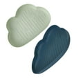 thumbnail image 1 of FOMIYES Fruit Plate Smooth Edge 2Pcs 11x7.7x1.6In Dark Blue, 1 of 8