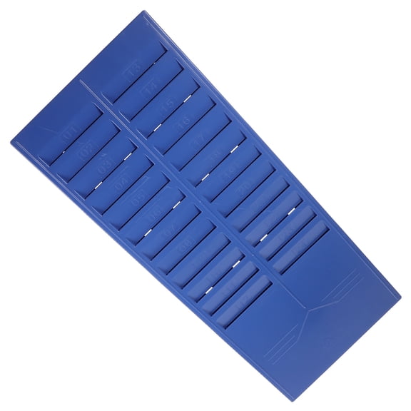 MLINS Attendance Clock Stand Rack Card Holder Wall Holders Blue